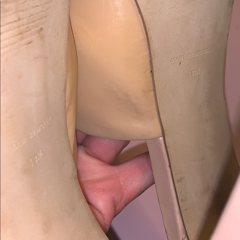 BLUSH Bow patent leather peep toe heels - Picture 14 of 15